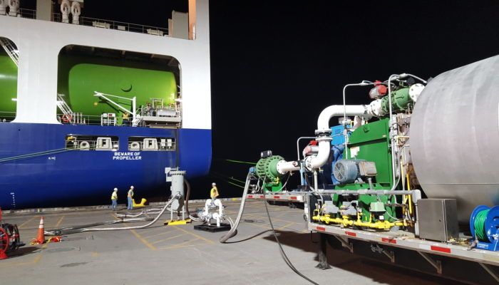 Cargo Ship Degassing