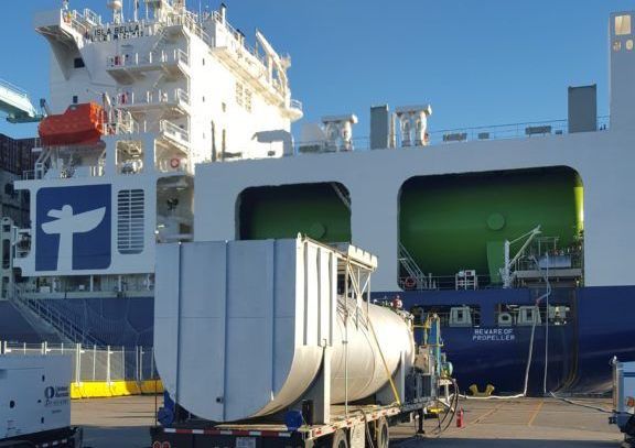 Dockside Degassing of LNG